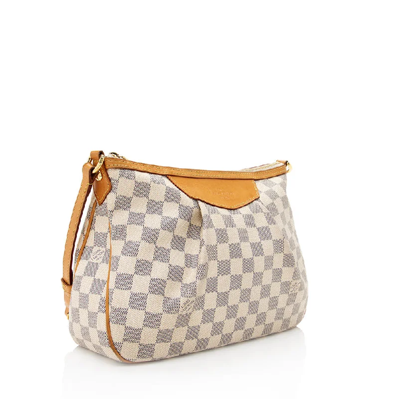 Louis Vuitton Damier Azur Siracusa PM Shoulder Bag (18912)