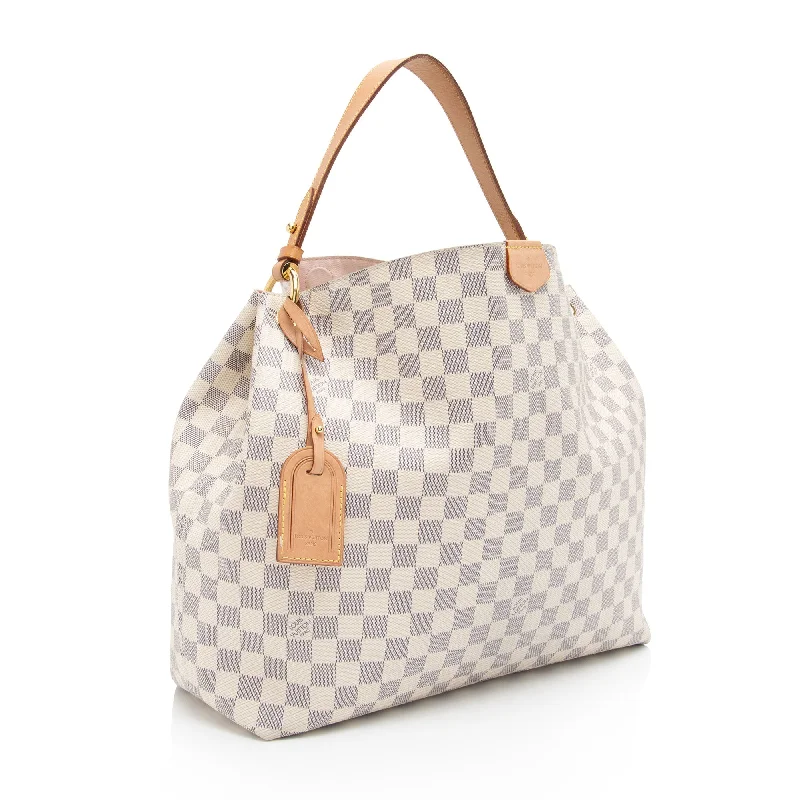 Louis Vuitton Damier Azur Graceful MM Hobo (O5b29I)