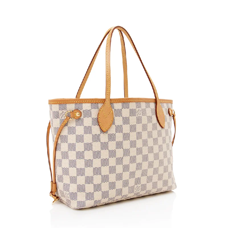 Louis Vuitton Damier Azur Neverfull PM Tote (17093)