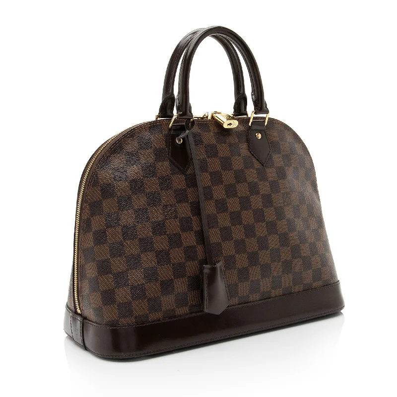 Louis Vuitton Damier Ebene Alma MM Satchel (x7hOgn)