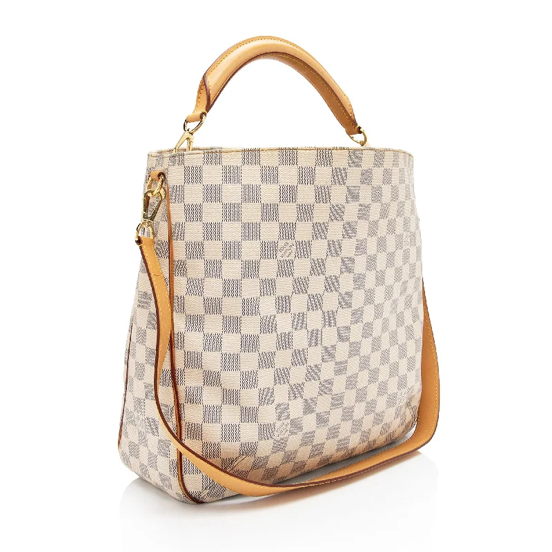 Louis Vuitton Damier Azur Soffi Shoulder Bag (ZFQn4a)