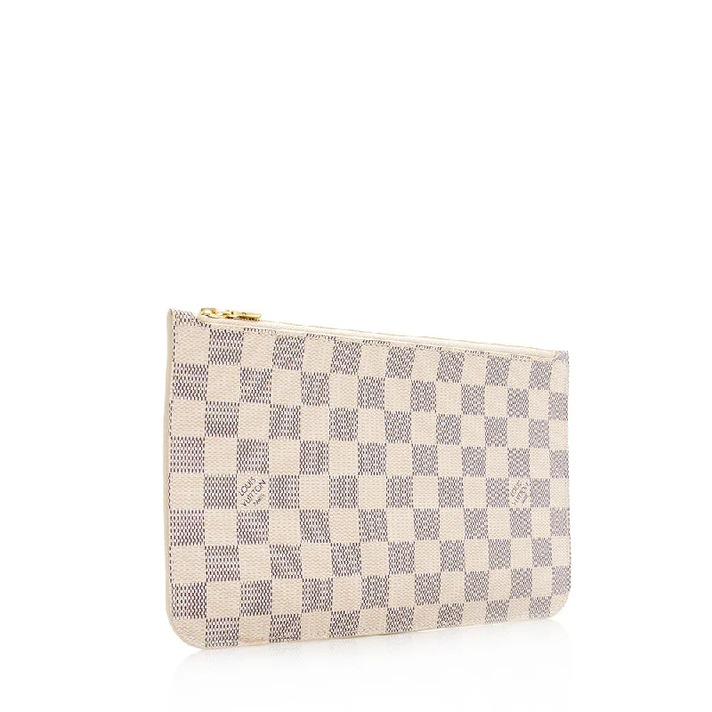 Louis Vuitton Damier Azur Neverfull MM Pochette (20267)